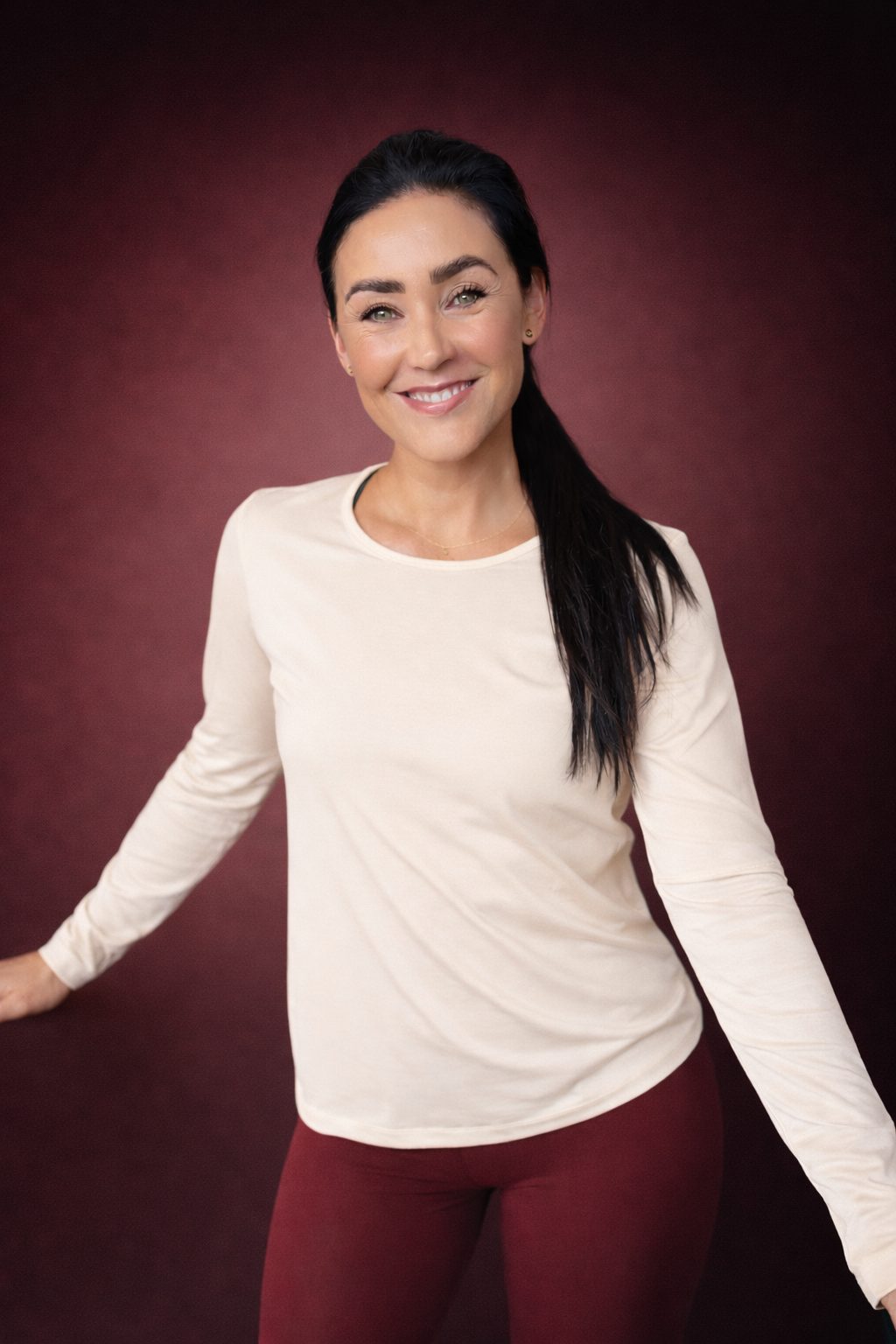 Portrett av Simone i treningsstudio